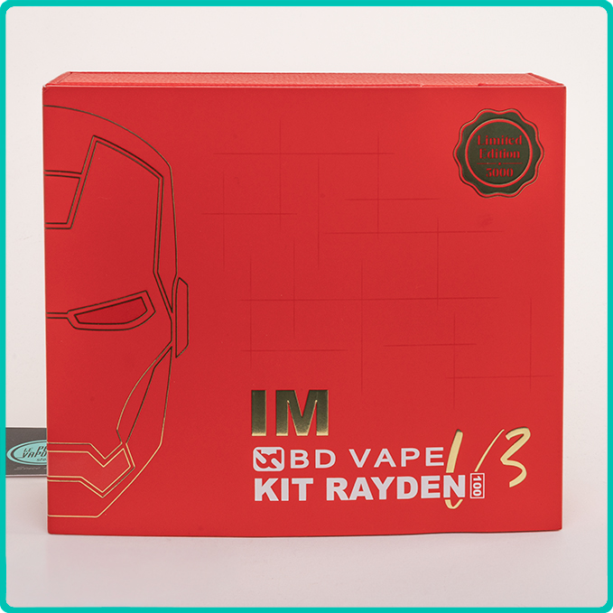 Packaging du Kit Rayden 100 V3 IM Limited Edition BD Vape